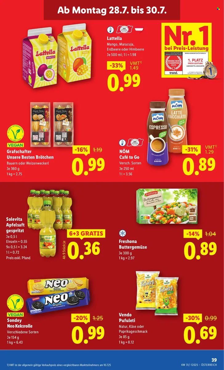 LIDL Flugblatt - Ab Donnerstag, 24.7.2025 (2025-07-24 - 2025-07-30)