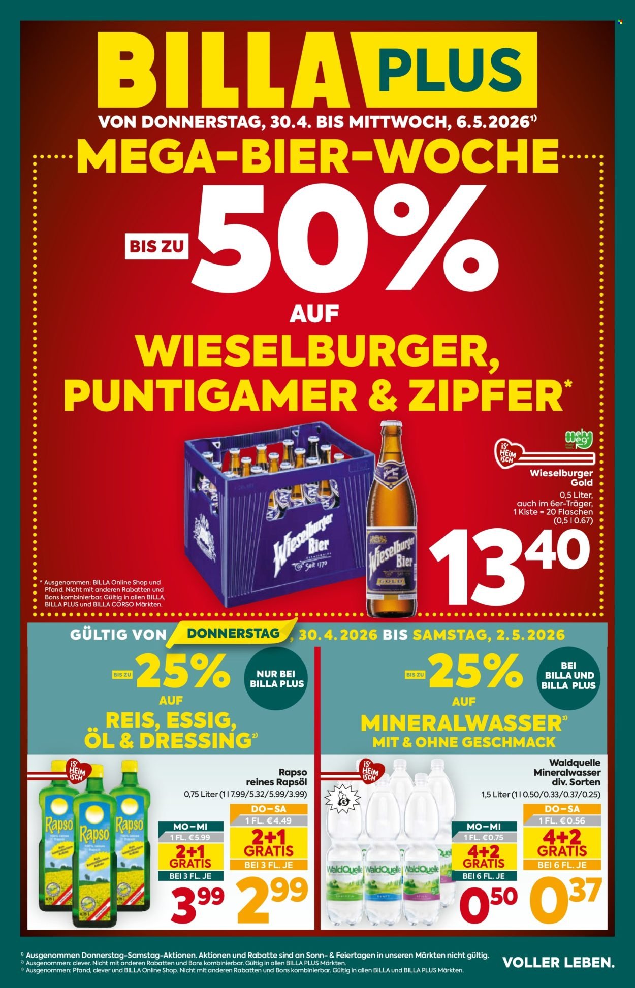 BILLA PLUS Flugblatt - Ab Donnerstag, 30.4.2026