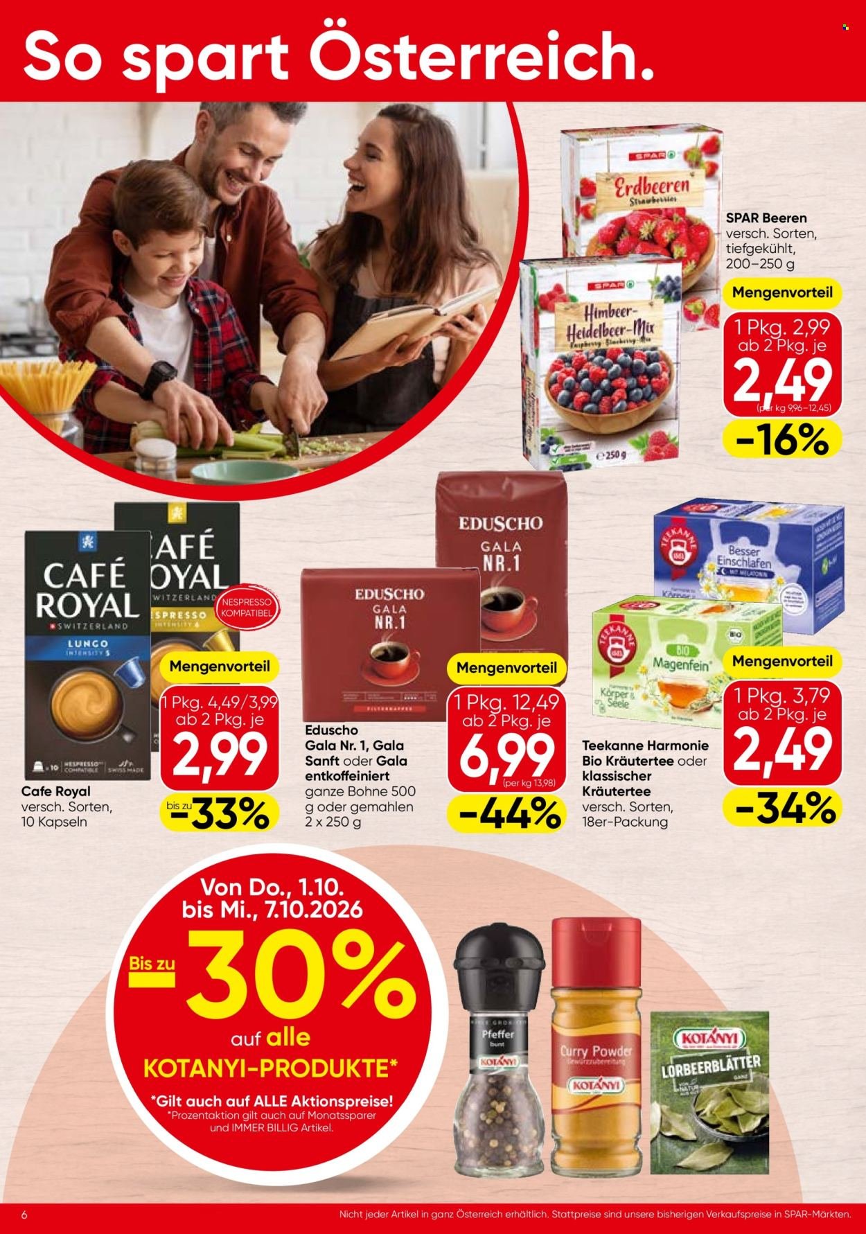 SPAR Flugblatt - Ab Donnerstag, 1.10.2026