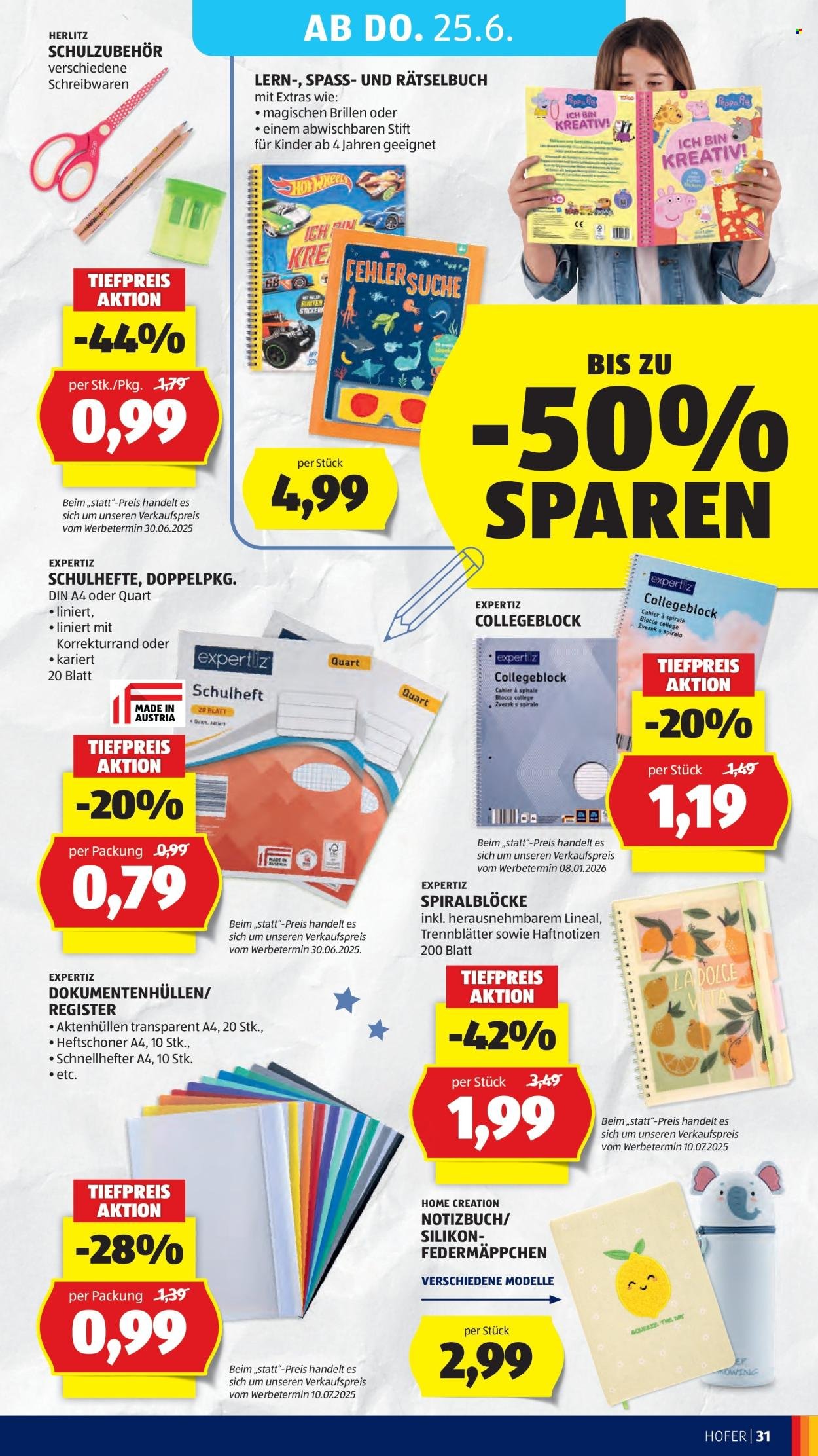 HOFER Flugblatt - Ab Freitag, 19.6.2026