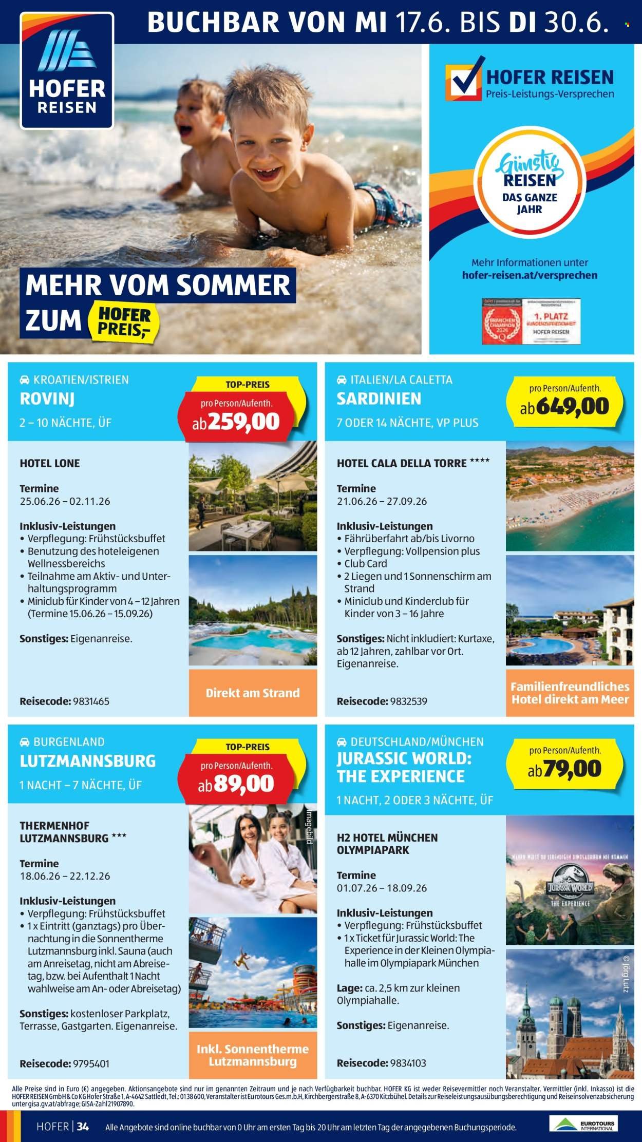 HOFER Flugblatt - Ab Freitag, 19.6.2026
