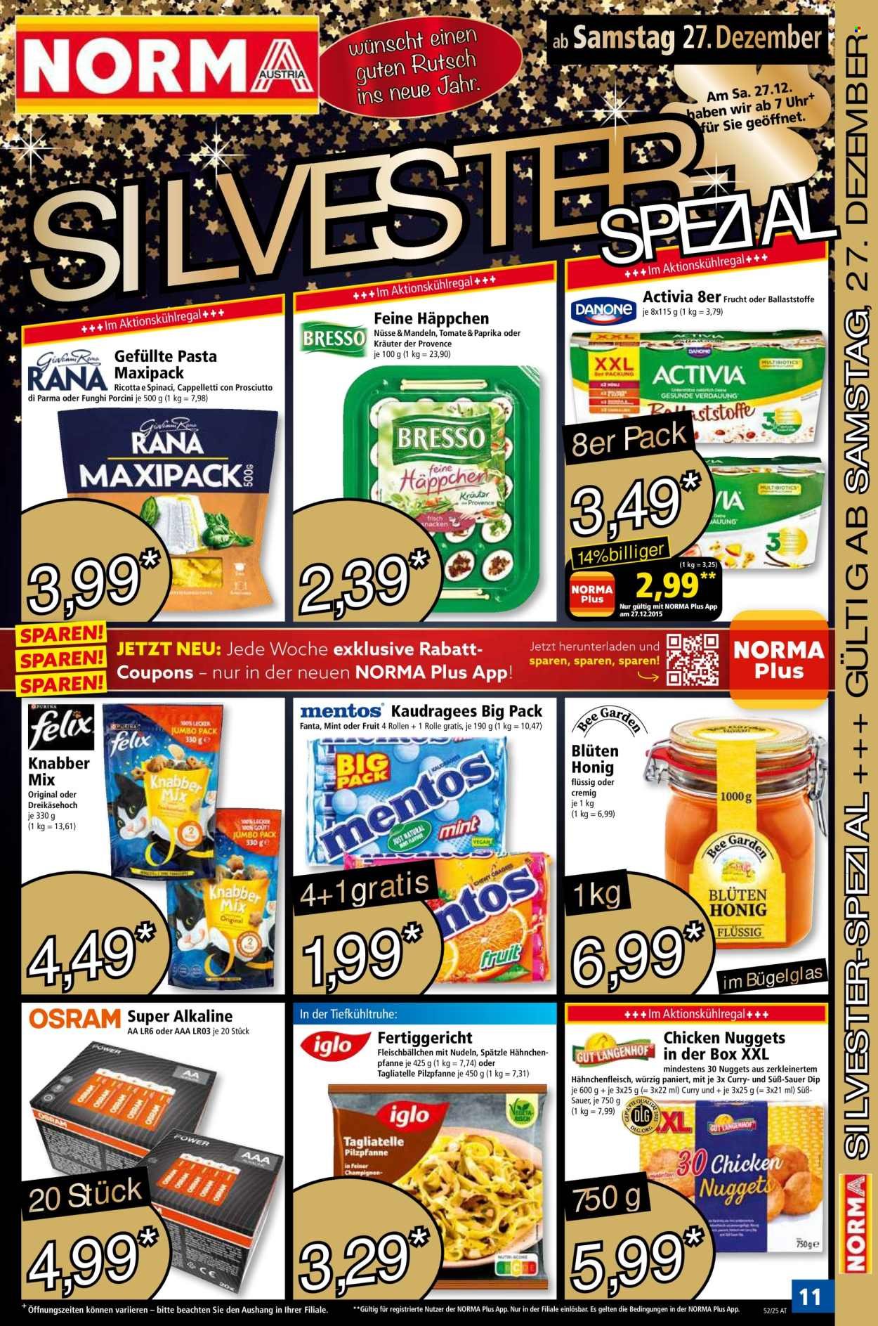 NORMA Flugblatt - Ab Montag, 22.12.2025