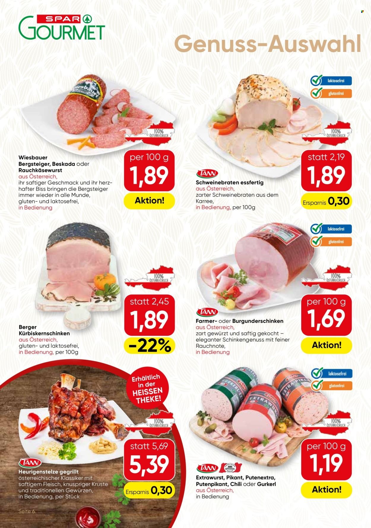 SPAR Flugblatt - Gourmet