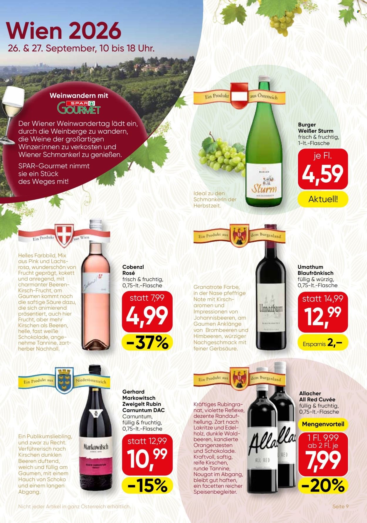 SPAR Flugblatt - Gourmet