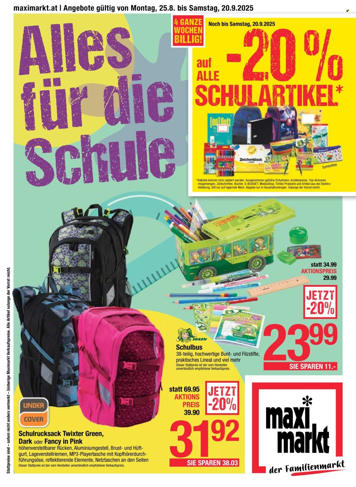 MAXIMARKT Flugblatt - Ab Montag, 25.8.2025 (2025-08-25 - 2025-09-20) | 1