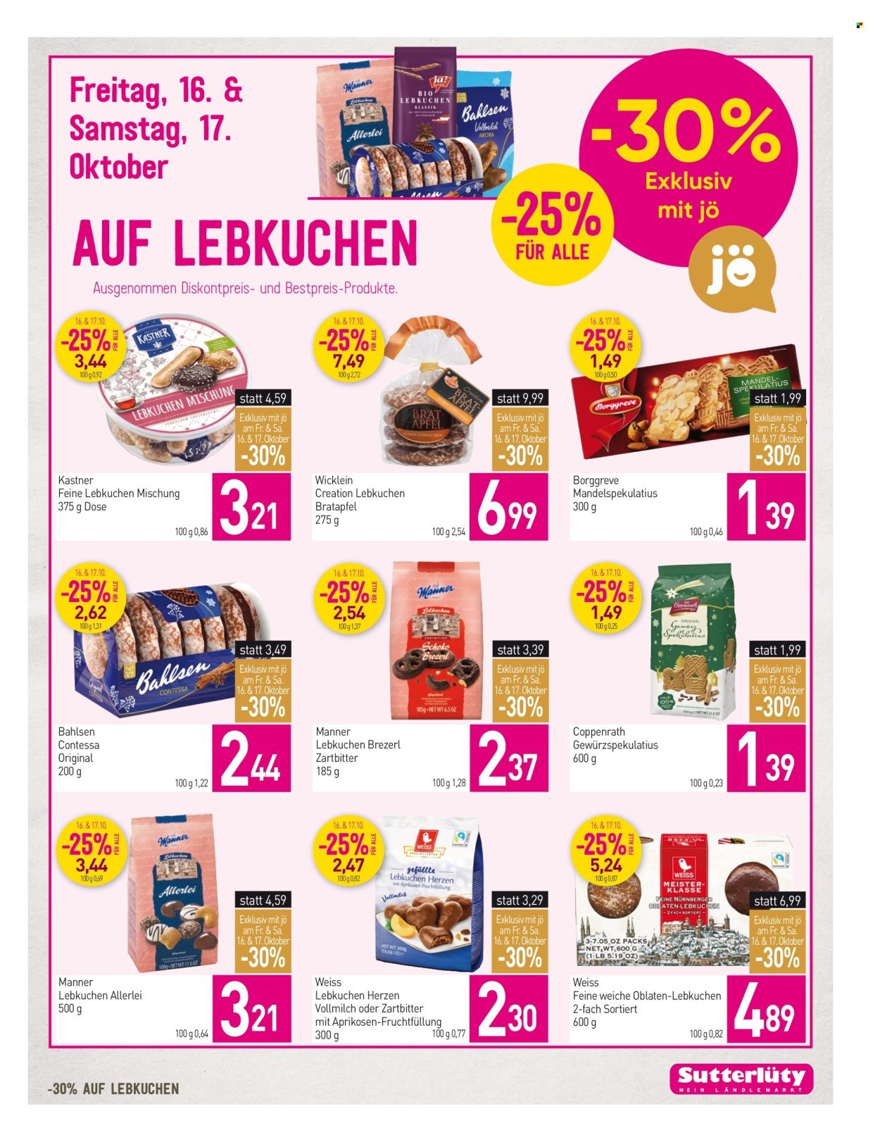 SUTTERLÜTY Flugblatt - Ab Donnerstag, 15.10.2026