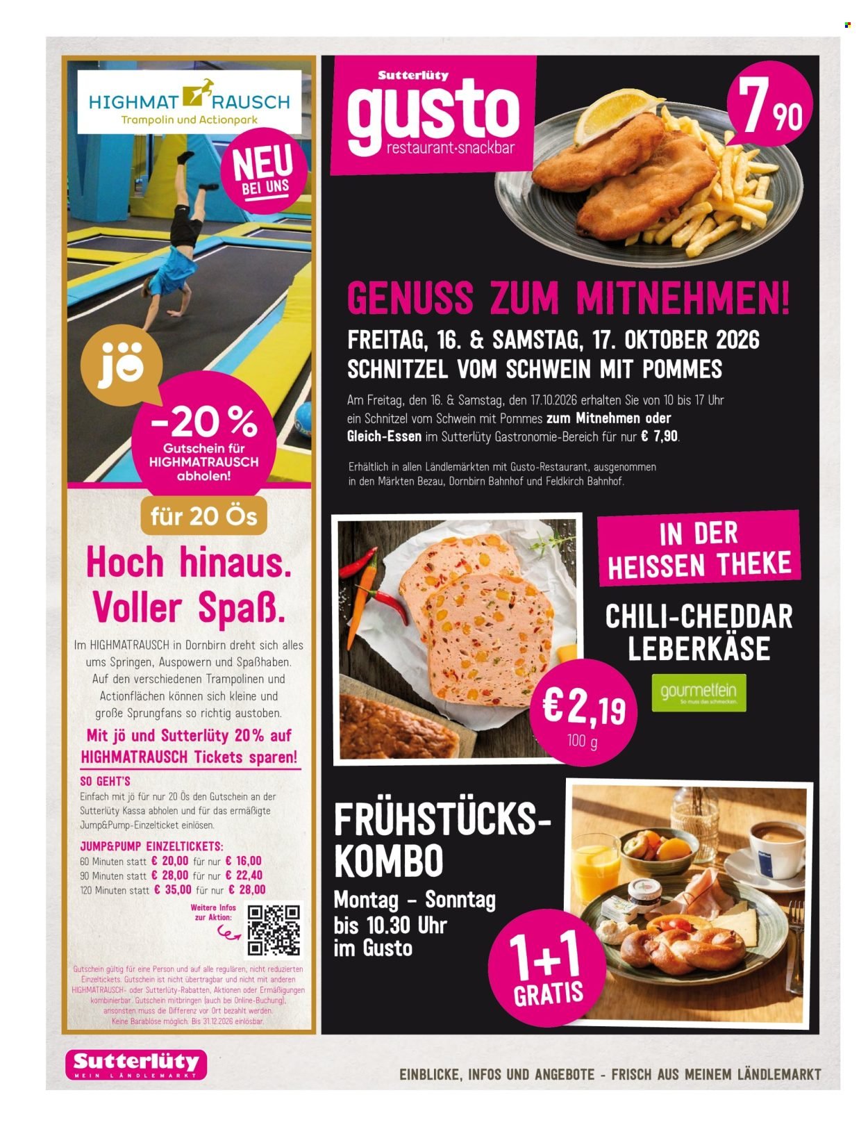SUTTERLÜTY Flugblatt - Ab Donnerstag, 15.10.2026
