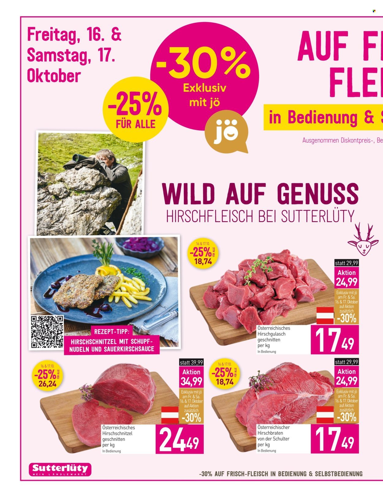 SUTTERLÜTY Flugblatt - Ab Donnerstag, 15.10.2026
