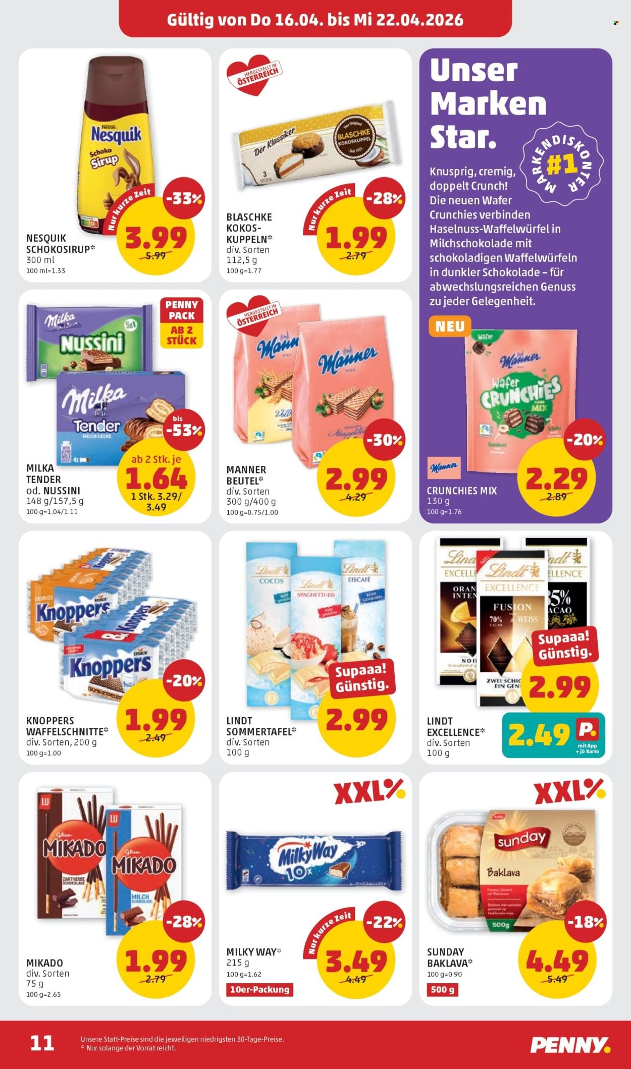 PENNY Flugblatt - Ab Donnerstag, 16.4.2026 (2026-04-16 - 2026-04-22) | 11