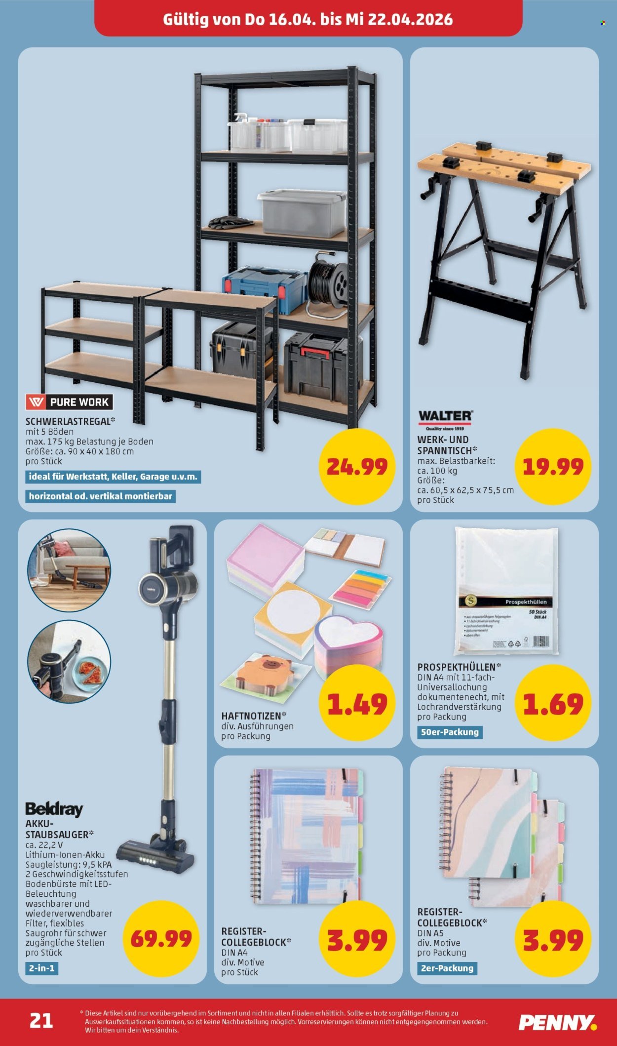 PENNY Flugblatt - Ab Donnerstag, 16.4.2026 (2026-04-16 - 2026-04-22) | 21