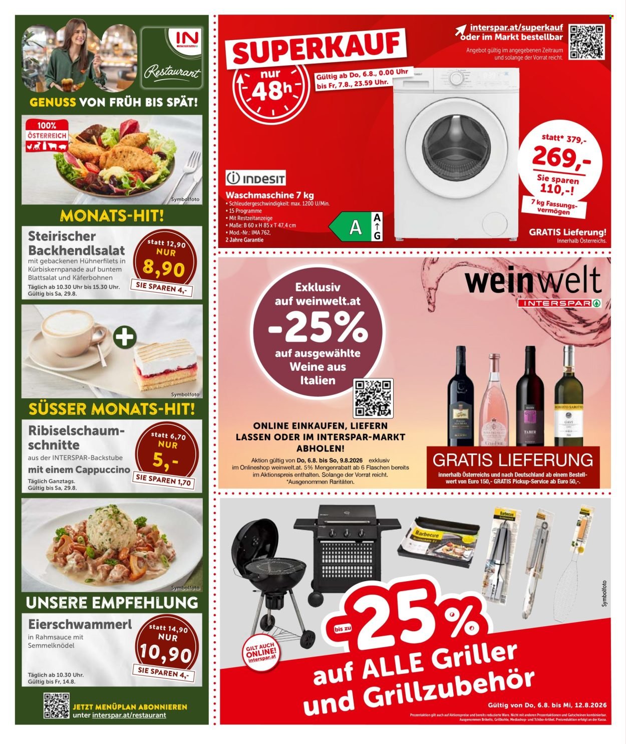 INTERSPAR Flugblatt - Ab Donnerstag, 6.8.2026