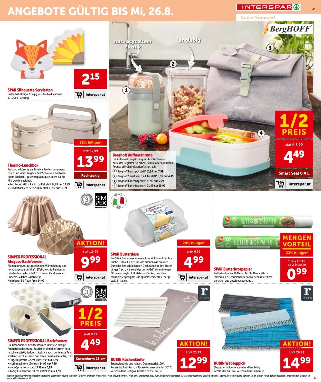INTERSPAR Flugblatt - Ab Donnerstag, 6.8.2026