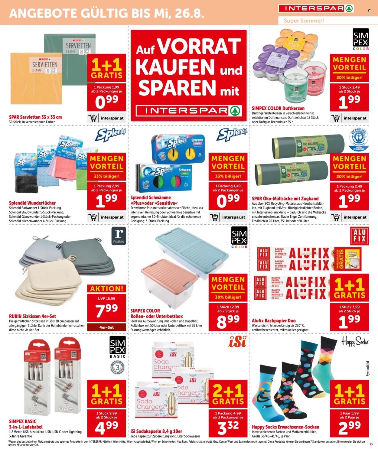 INTERSPAR Flugblatt - Ab Donnerstag, 6.8.2026