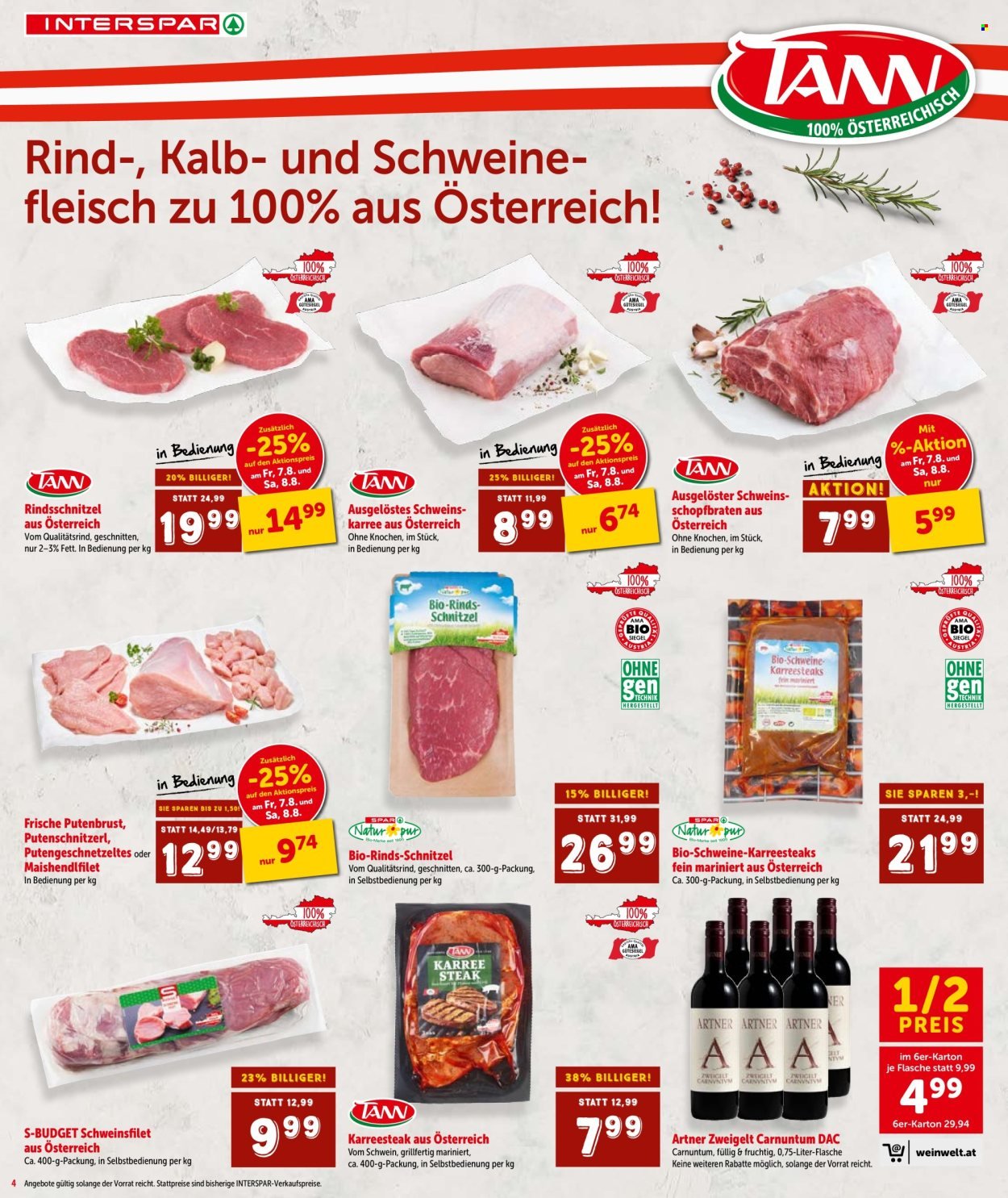 INTERSPAR Flugblatt - Ab Donnerstag, 6.8.2026
