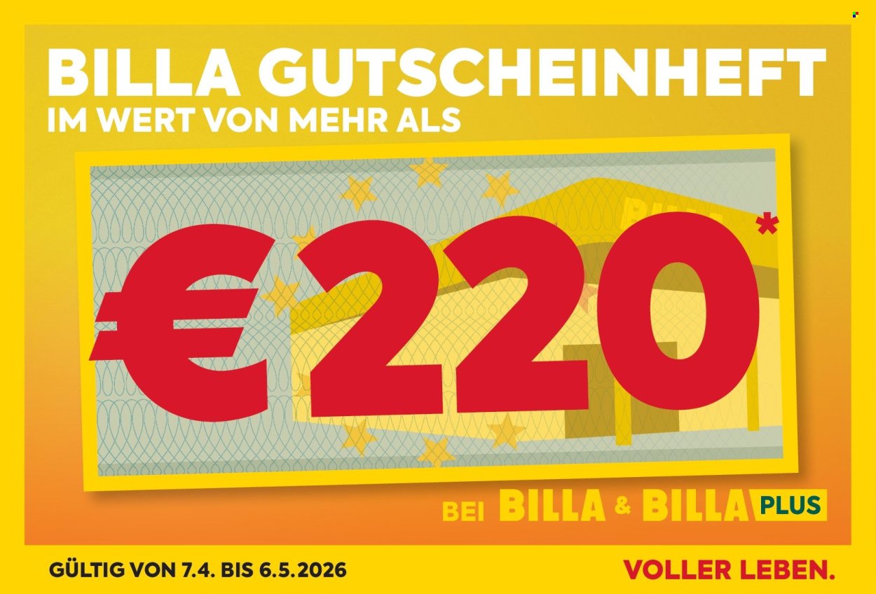 BILLA Flugblatt - Ab Dienstag, 7.4.2026