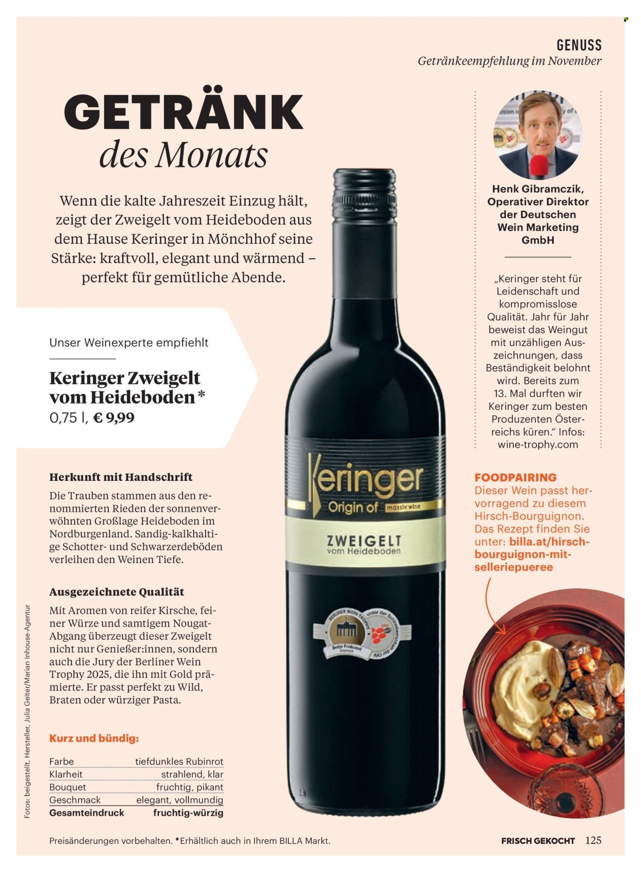 BILLA Flugblatt - Ab Samstag, 1.11.2025 (2025-11-01 - 2025-11-30) | 121