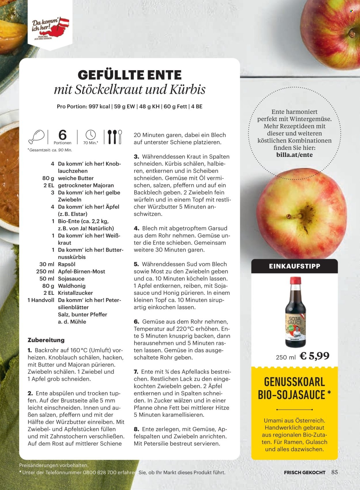 BILLA Flugblatt - Ab Samstag, 1.11.2025 (2025-11-01 - 2025-11-30) | 81