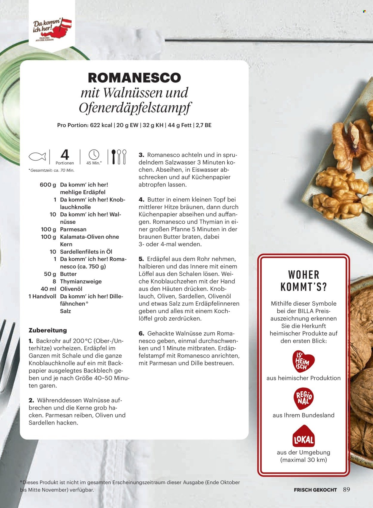 BILLA Flugblatt - Ab Samstag, 1.11.2025 (2025-11-01 - 2025-11-30) | 85