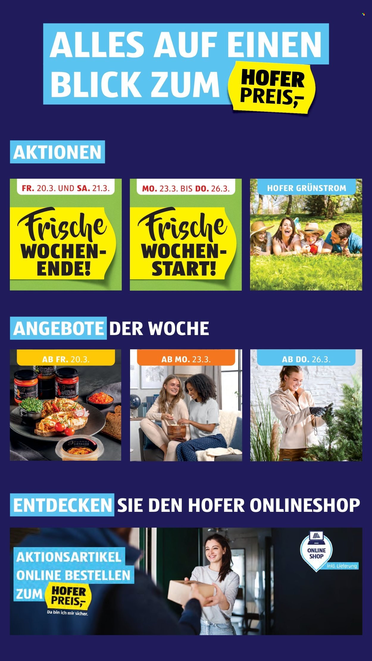 HOFER Flugblatt - Ab Freitag, 20.3.2026