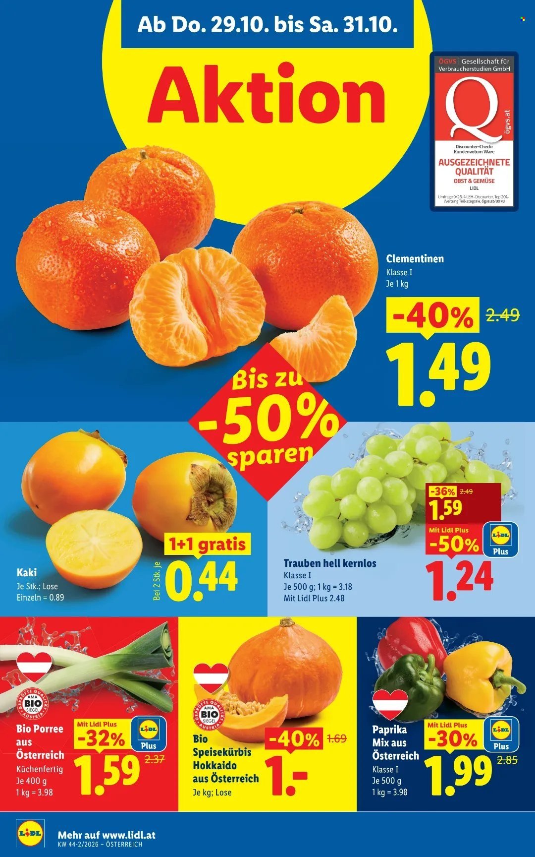 LIDL Flugblatt - Ab Donnerstag, 29.10.2026