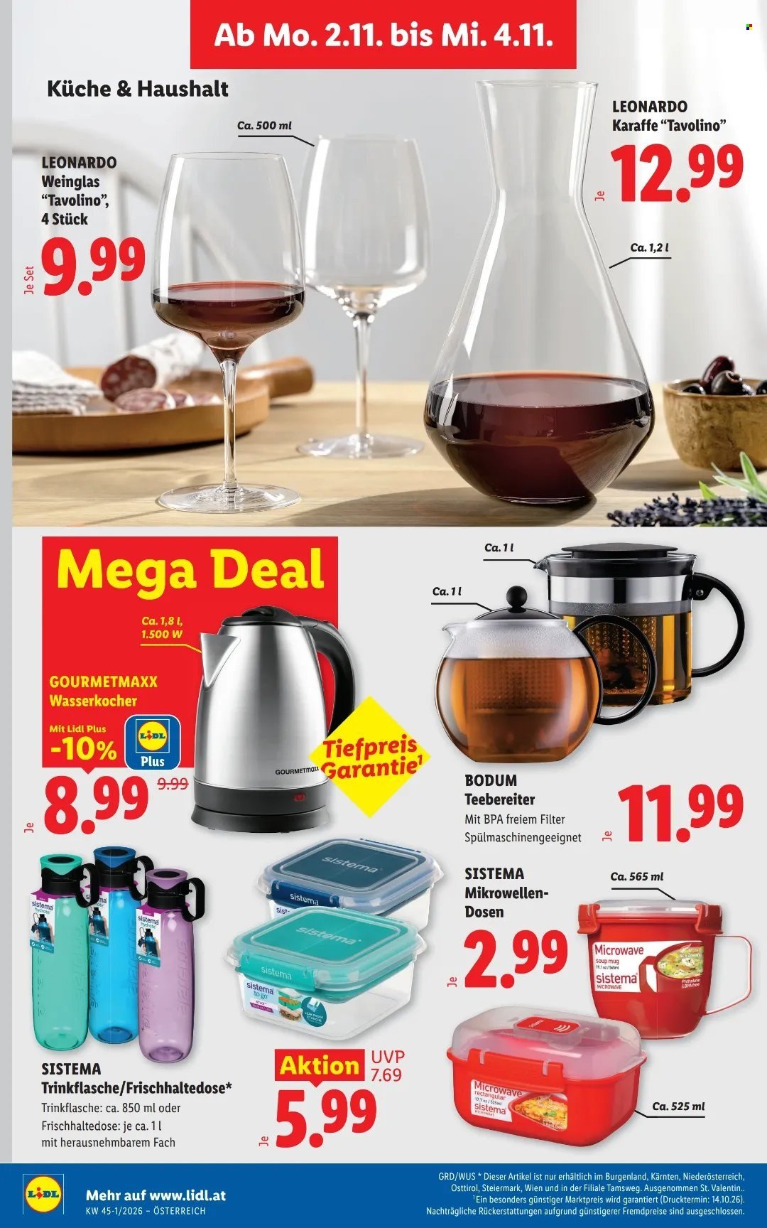 LIDL Flugblatt - Ab Donnerstag, 29.10.2026