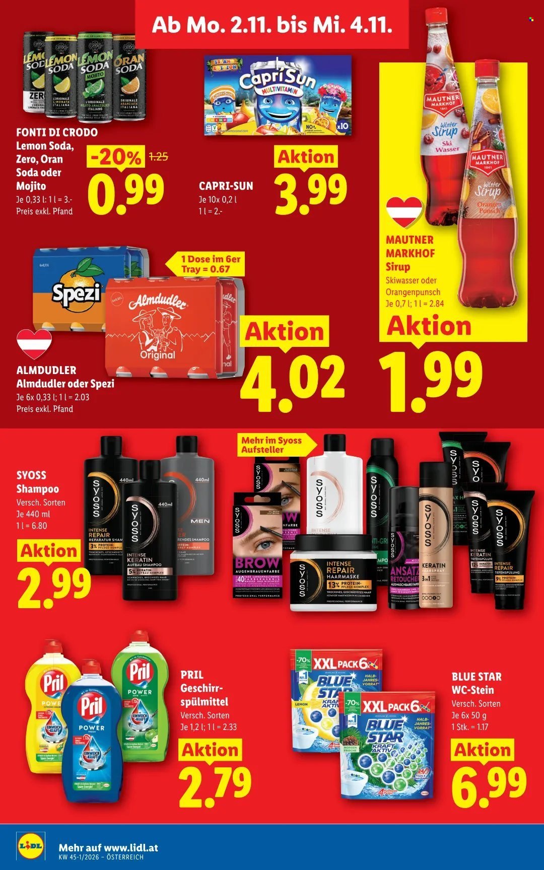 LIDL Flugblatt - Ab Donnerstag, 29.10.2026