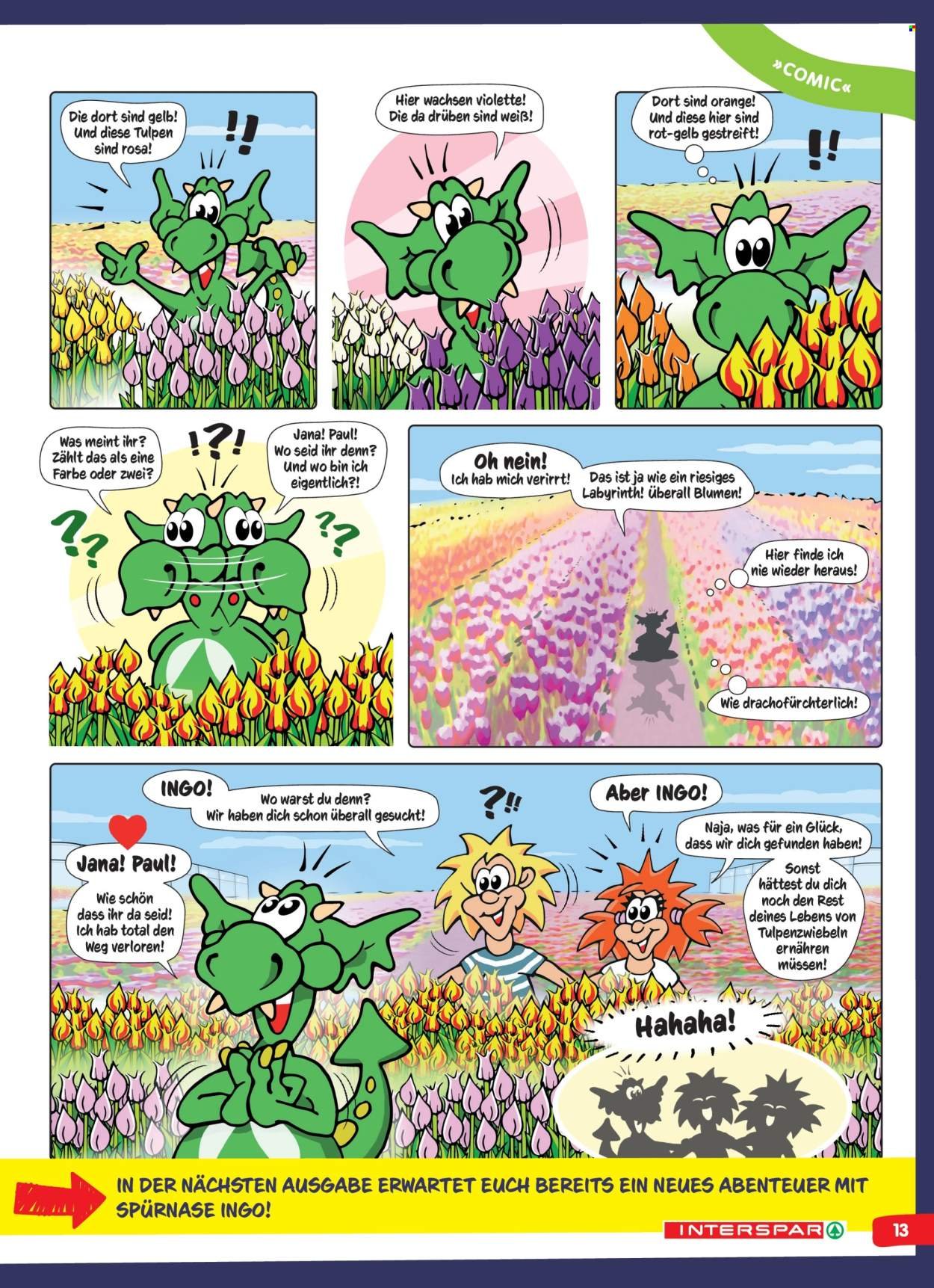 INTERSPAR Flugblatt - INGO Spürnasen-Magazin: Ausgabe Frühling