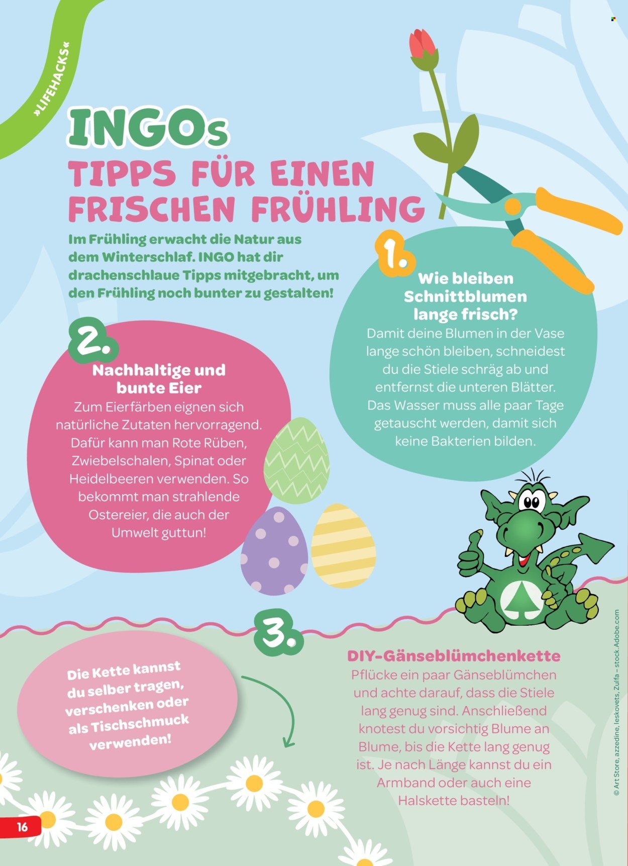 INTERSPAR Flugblatt - INGO Spürnasen-Magazin: Ausgabe Frühling