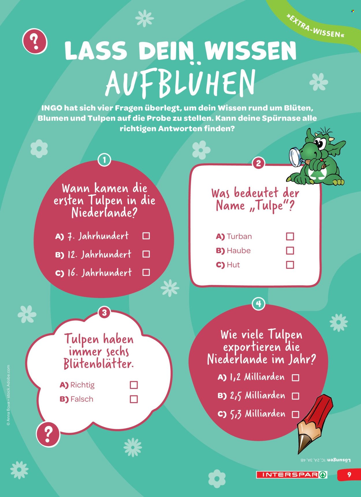 INTERSPAR Flugblatt - INGO Spürnasen-Magazin: Ausgabe Frühling