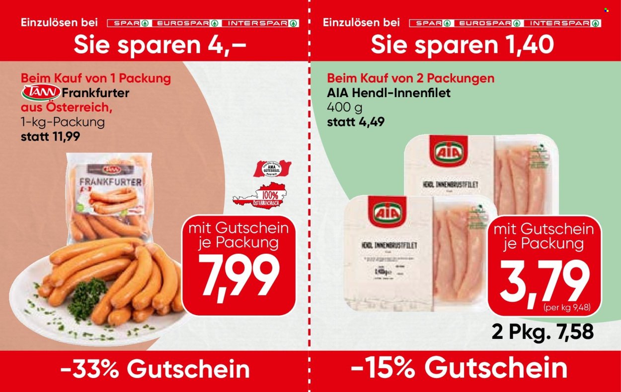INTERSPAR Flugblatt - Gutscheinheft KW 16