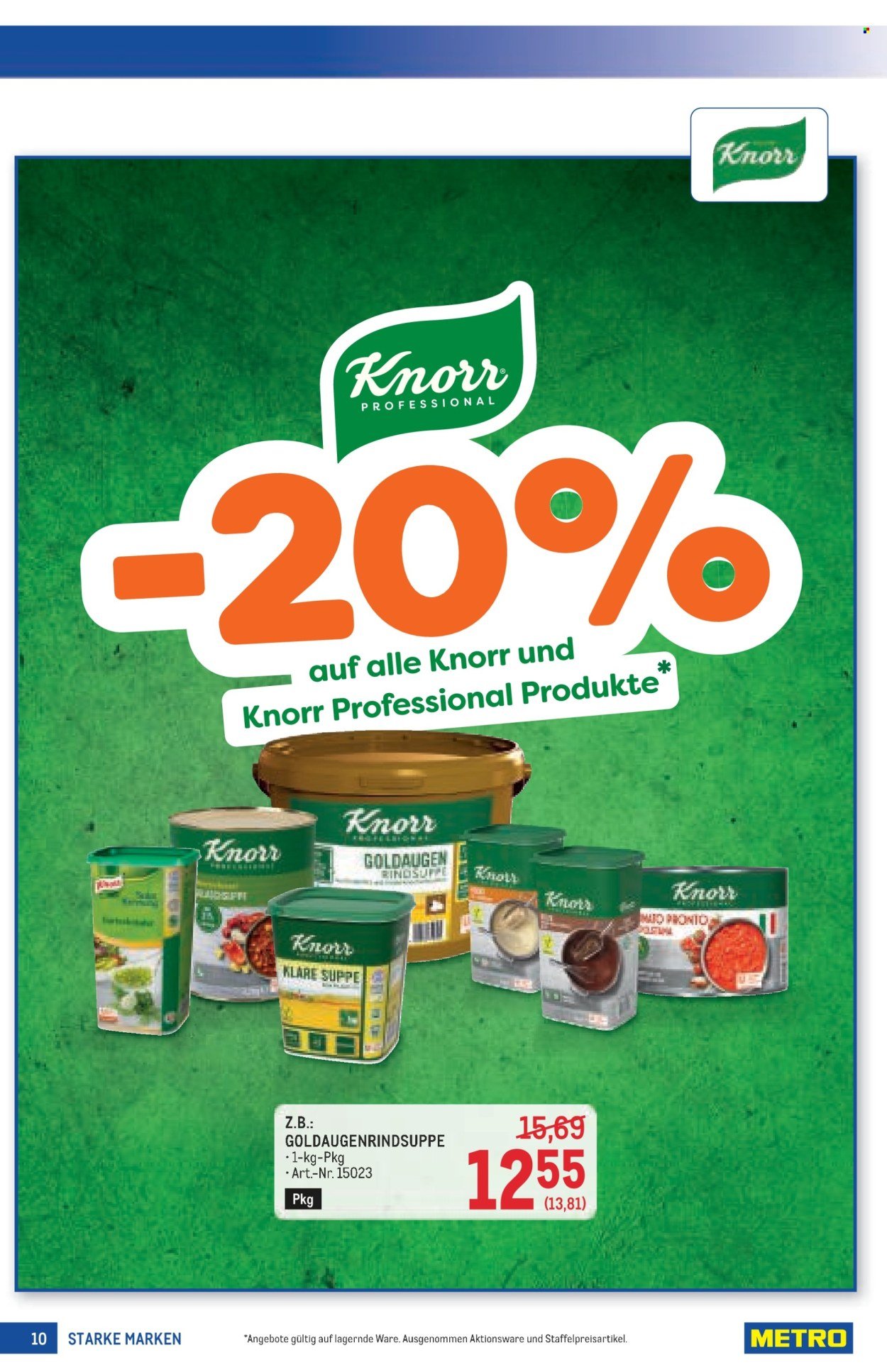 METRO Flugblatt - Starke Marken