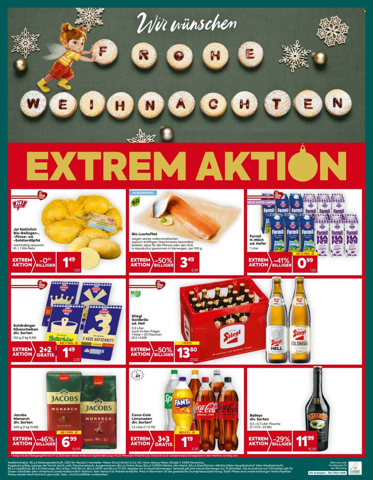 BILLA Flugblatt - Ab Donnerstag, 18.12.2025