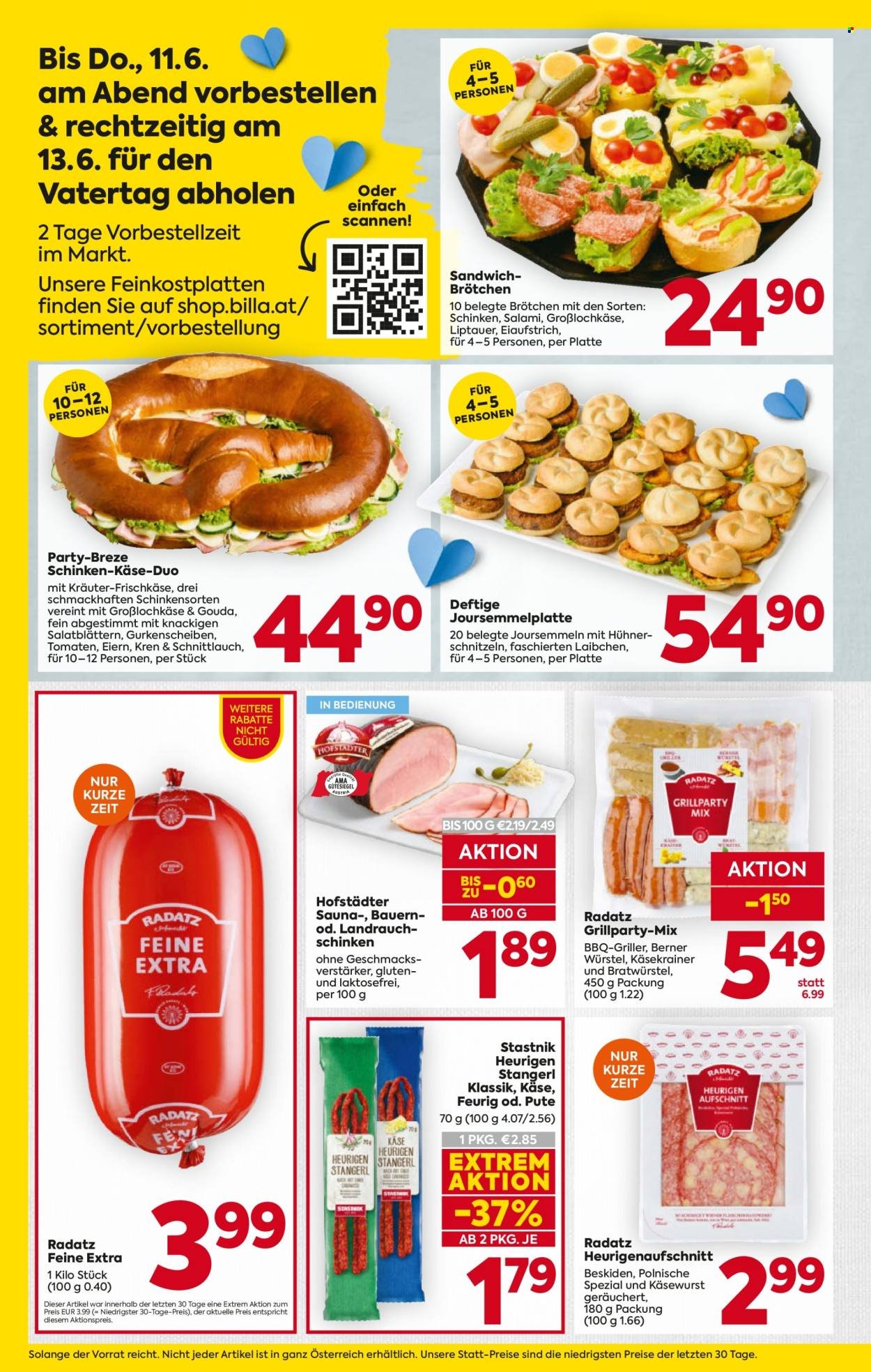 BILLA Flugblatt - Ab Mittwoch, 3.6.2026