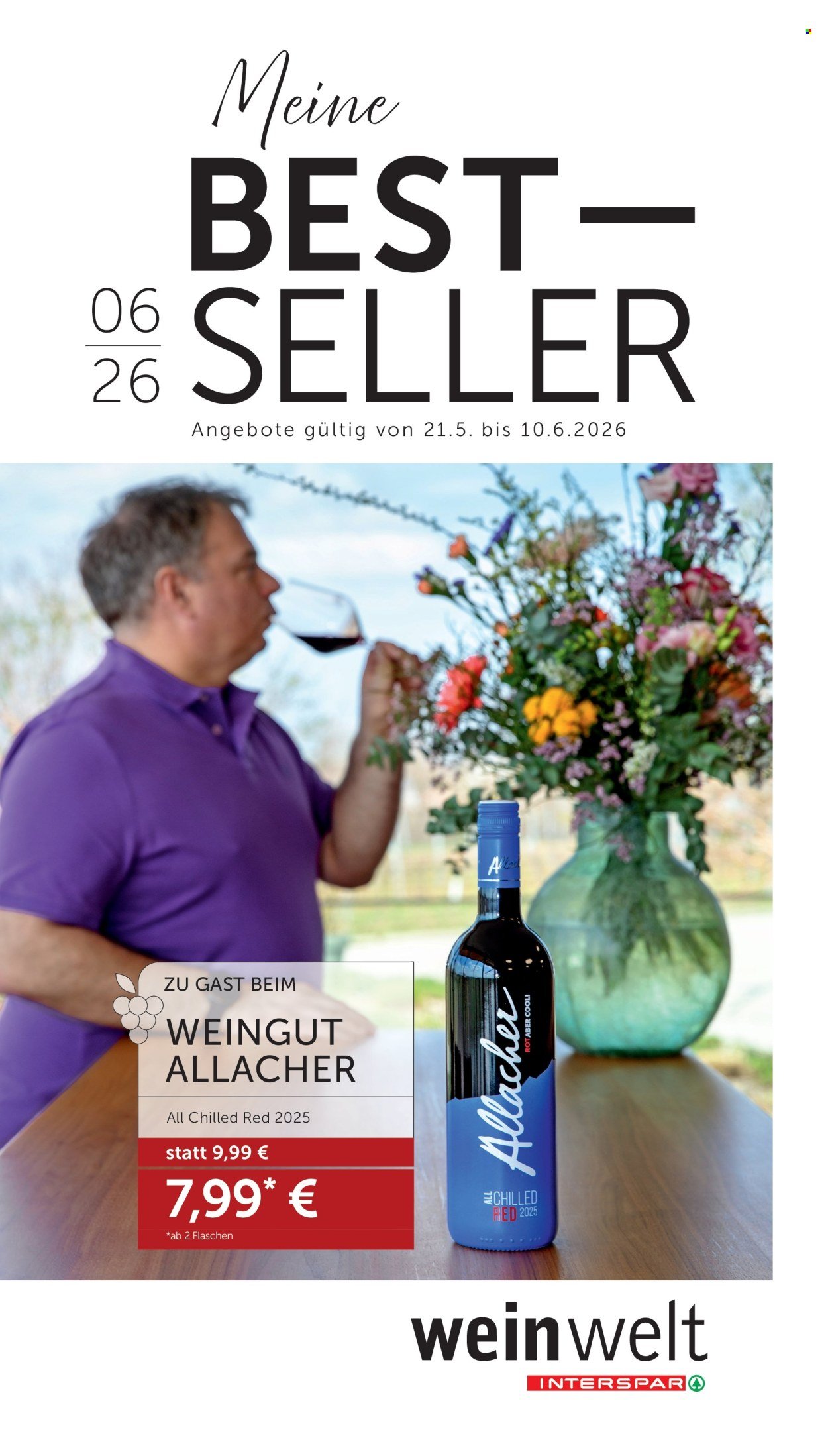 INTERSPAR Flugblatt - weinwelt-Bestseller