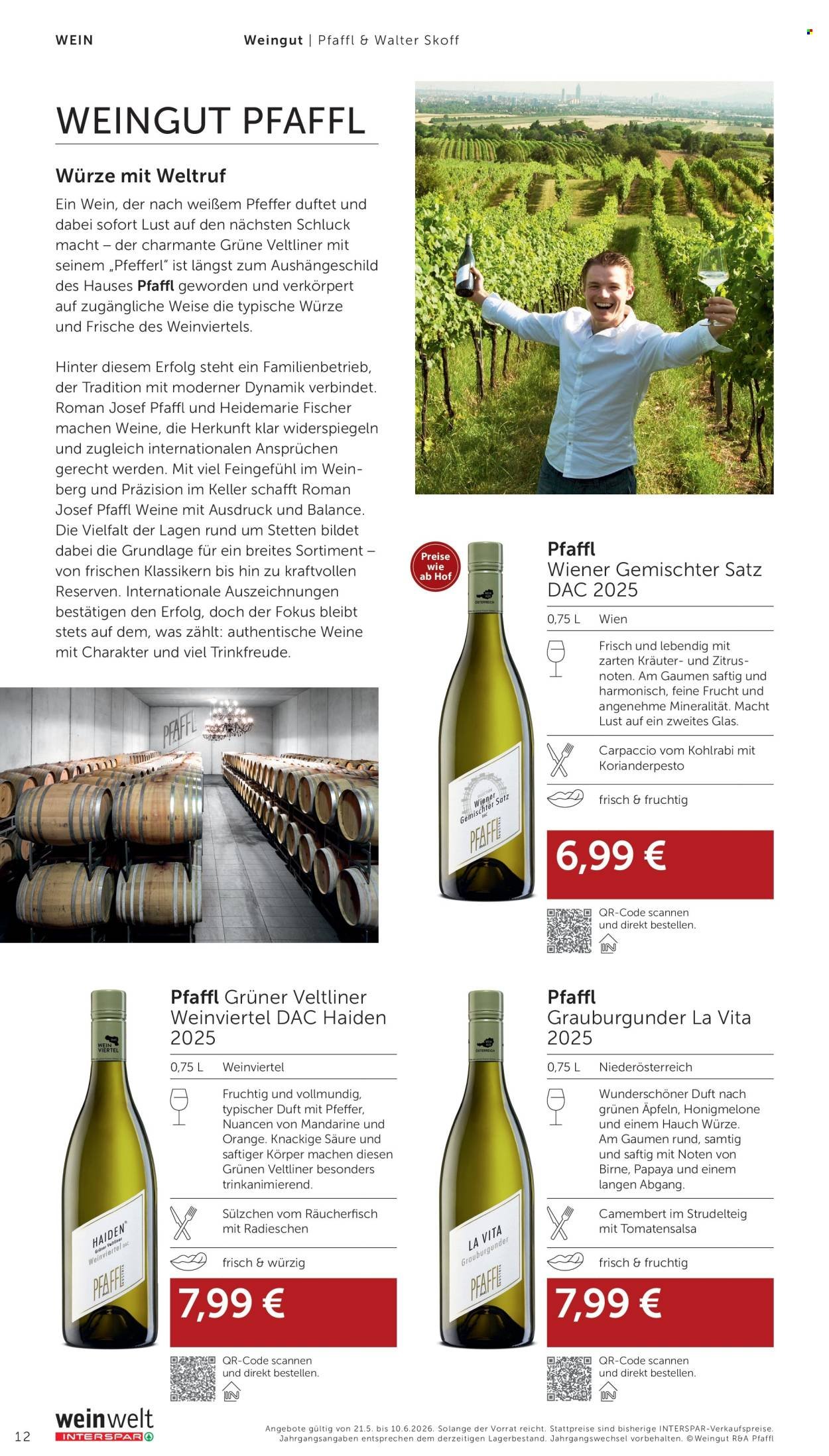 INTERSPAR Flugblatt - weinwelt-Bestseller