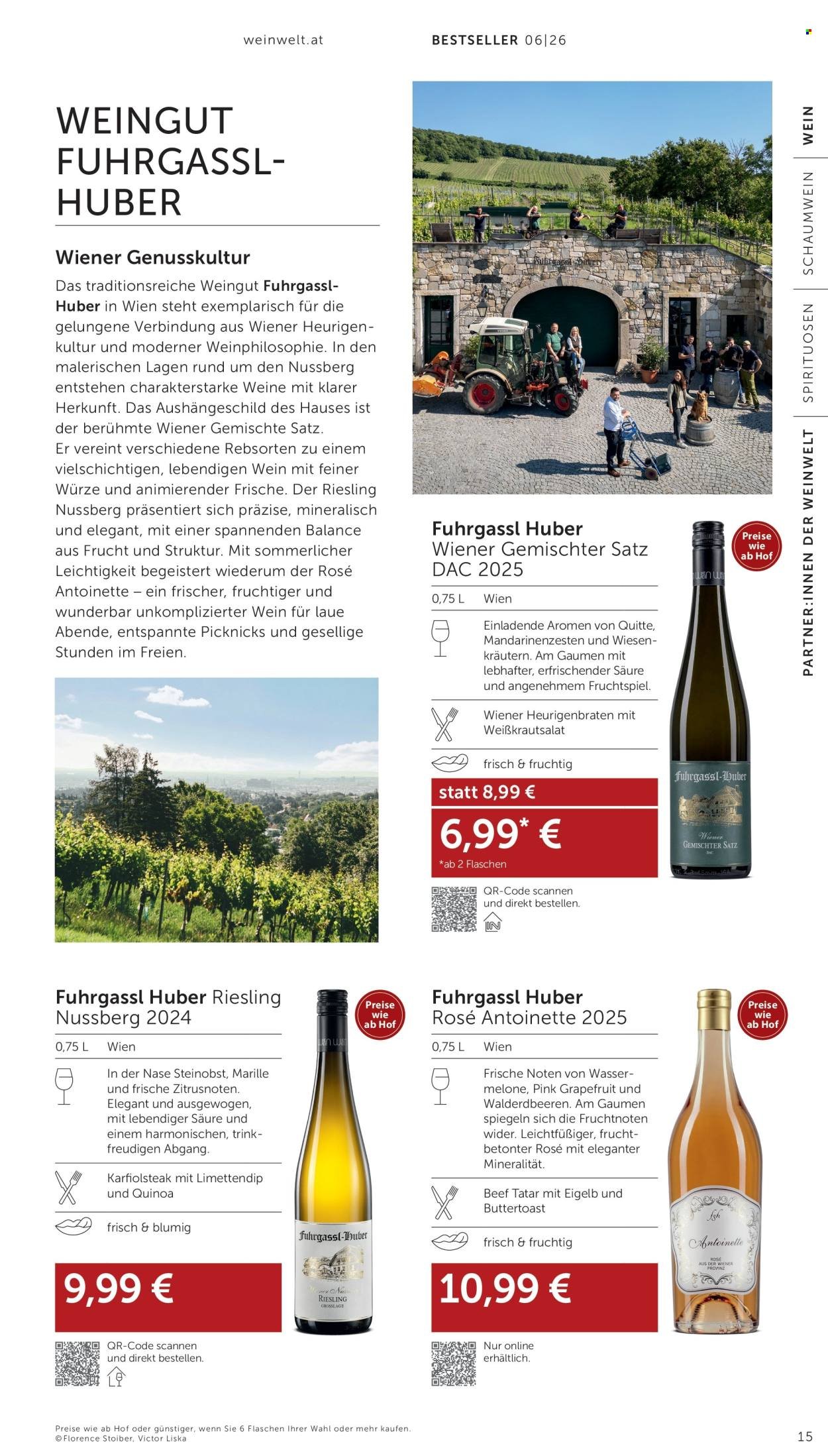 INTERSPAR Flugblatt - weinwelt-Bestseller