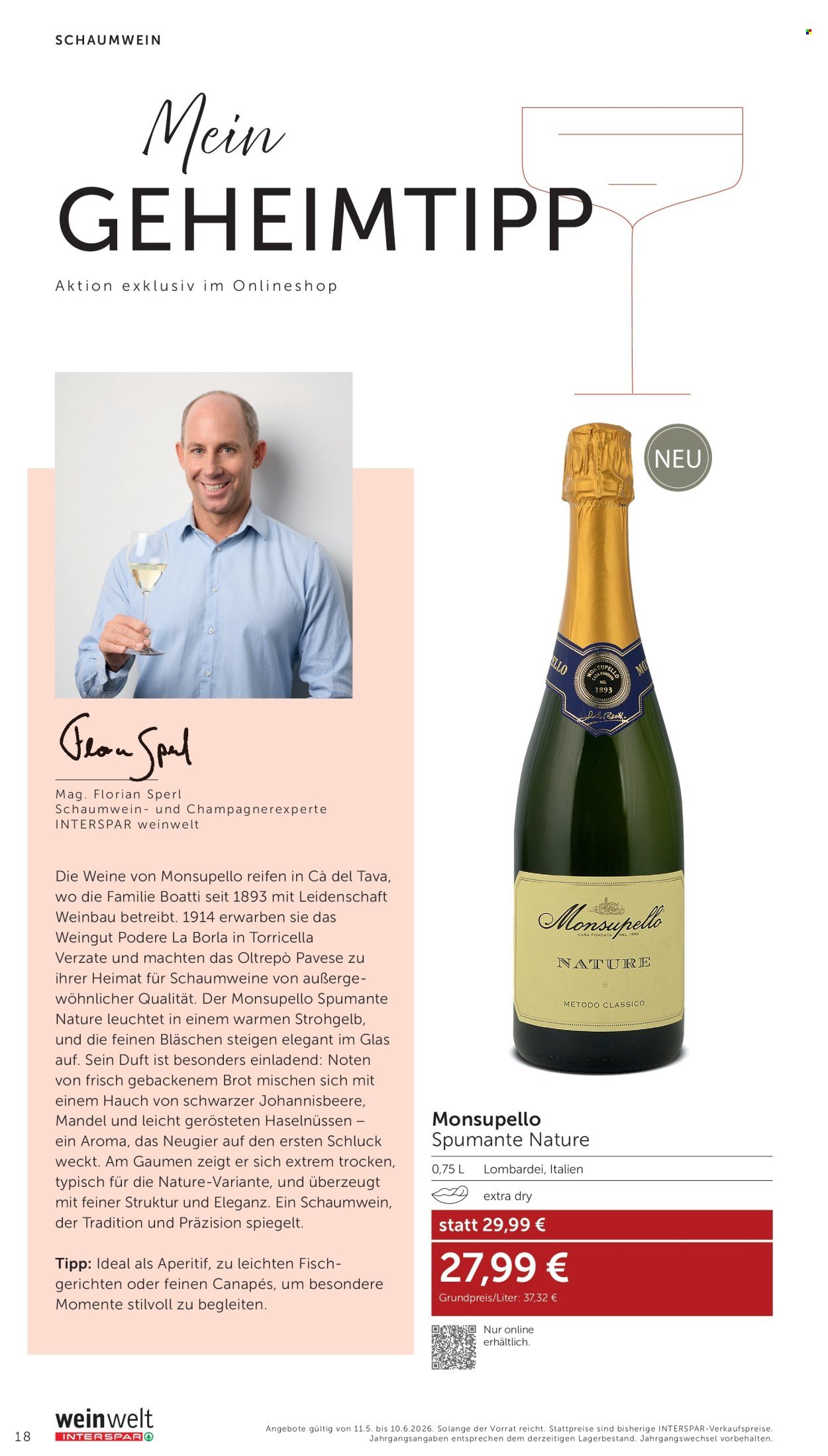 INTERSPAR Flugblatt - weinwelt-Bestseller