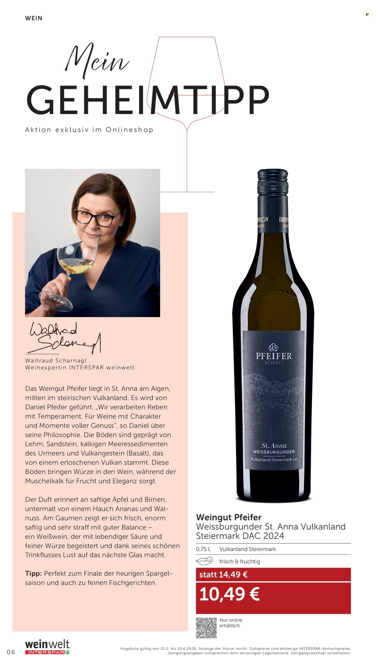 INTERSPAR Flugblatt - weinwelt-Bestseller