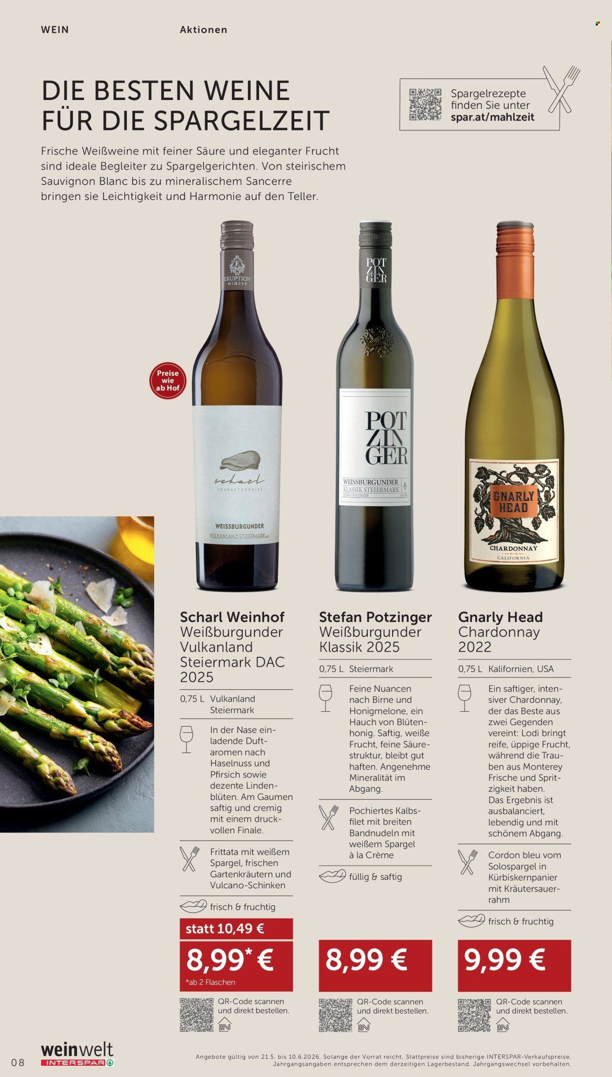 INTERSPAR Flugblatt - weinwelt-Bestseller