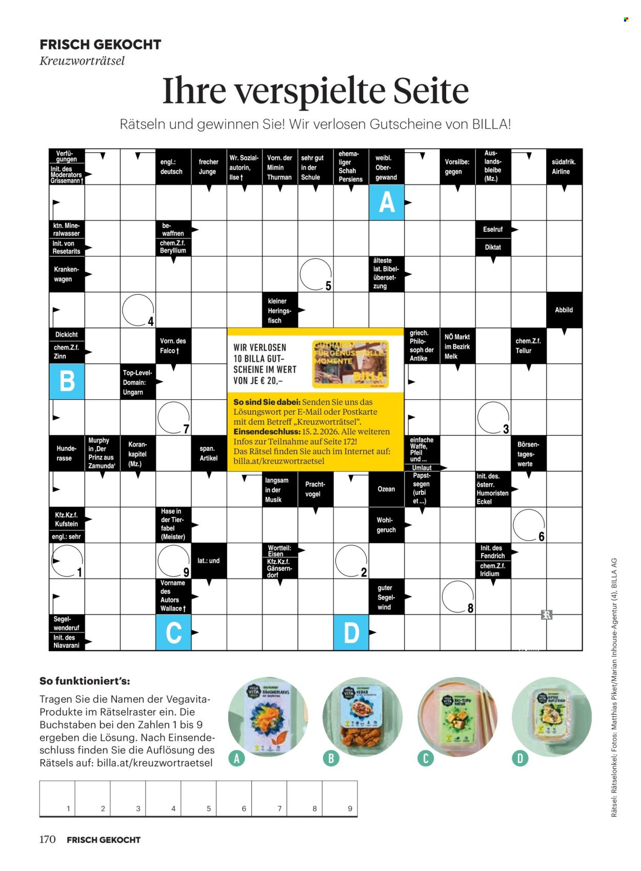 BILLA Flugblatt - Ab Donnerstag, 1.1.2026