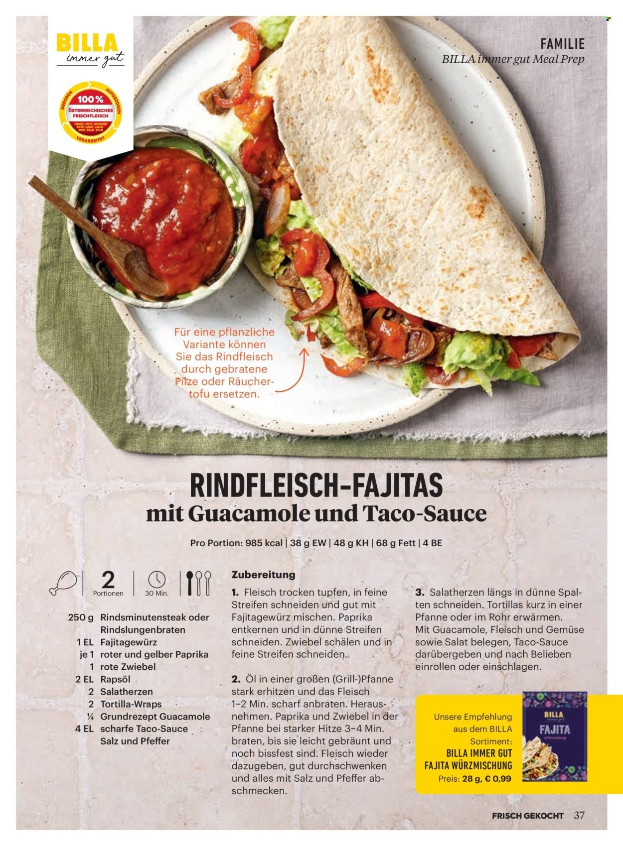 BILLA Flugblatt - Ab Donnerstag, 1.1.2026