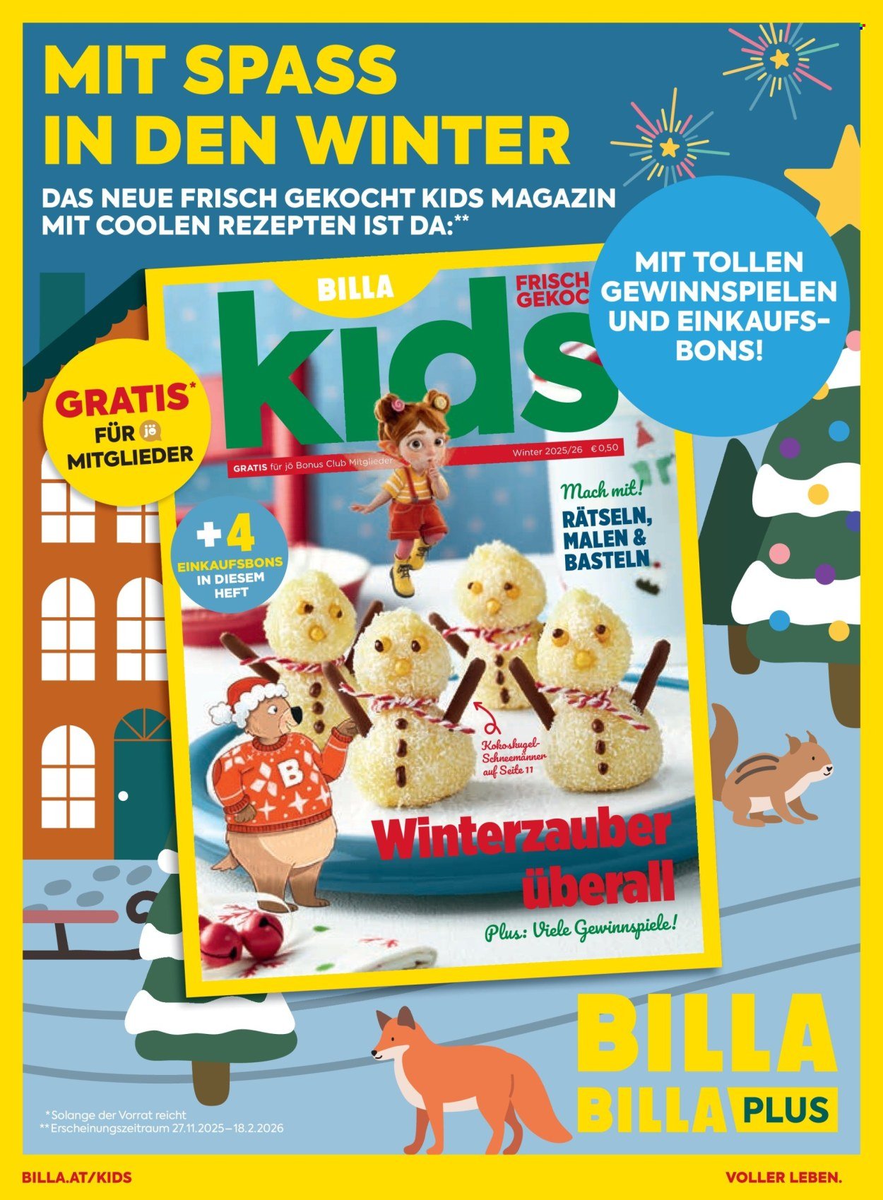 BILLA Flugblatt - Ab Donnerstag, 1.1.2026