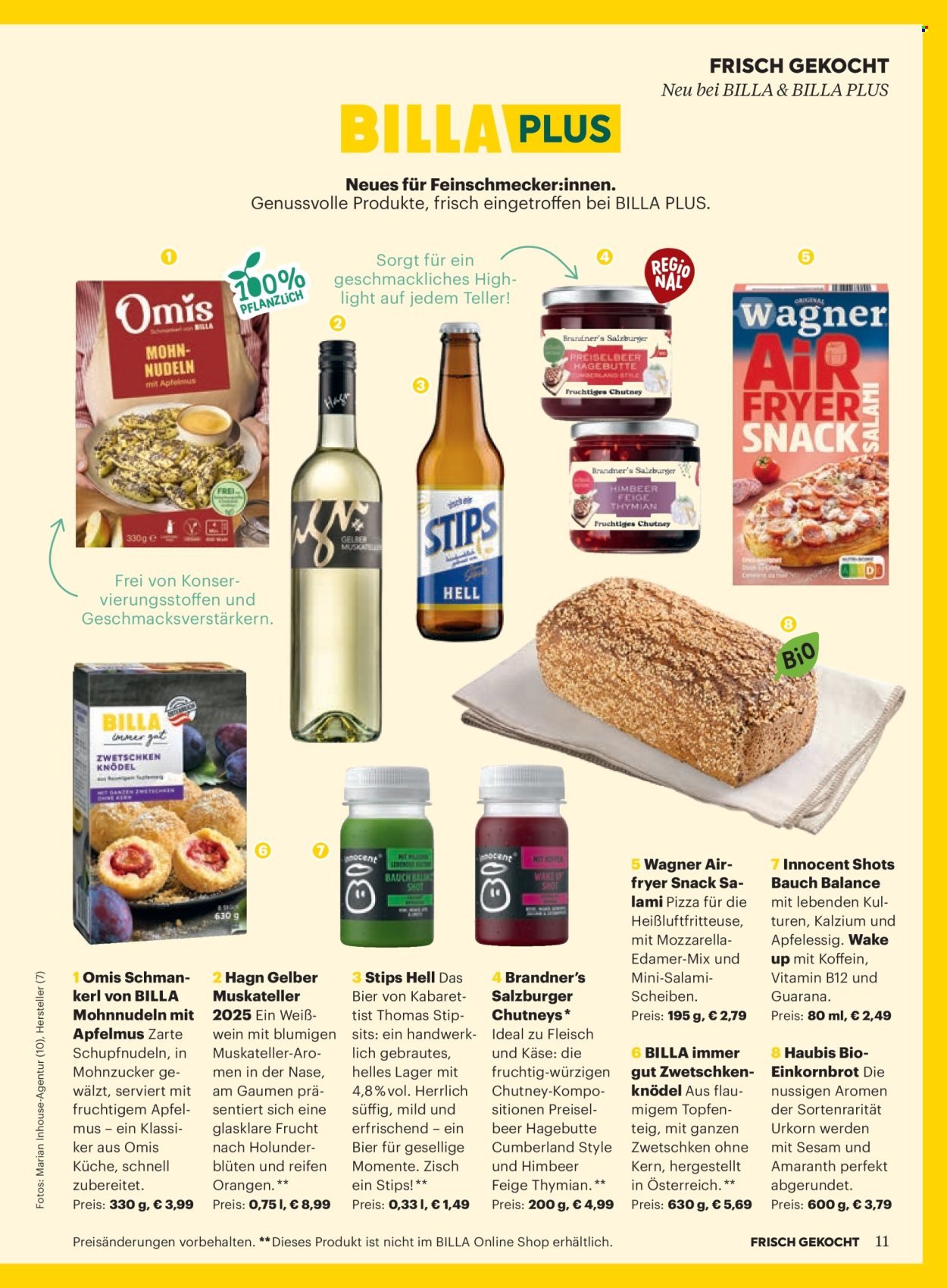 BILLA Flugblatt - Ab Donnerstag, 1.1.2026