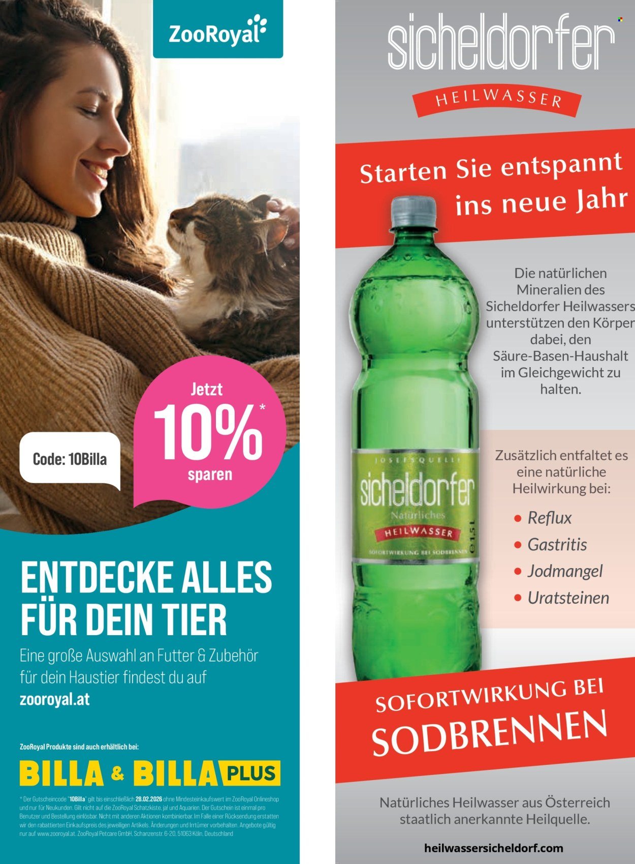 BILLA Flugblatt - Ab Donnerstag, 1.1.2026