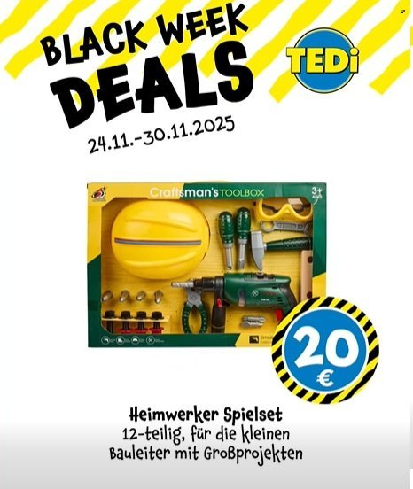 TEDI Flugblatt - Ab Montag, 24.11.2025