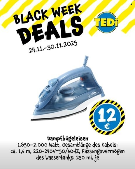 TEDI Flugblatt - Ab Montag, 24.11.2025