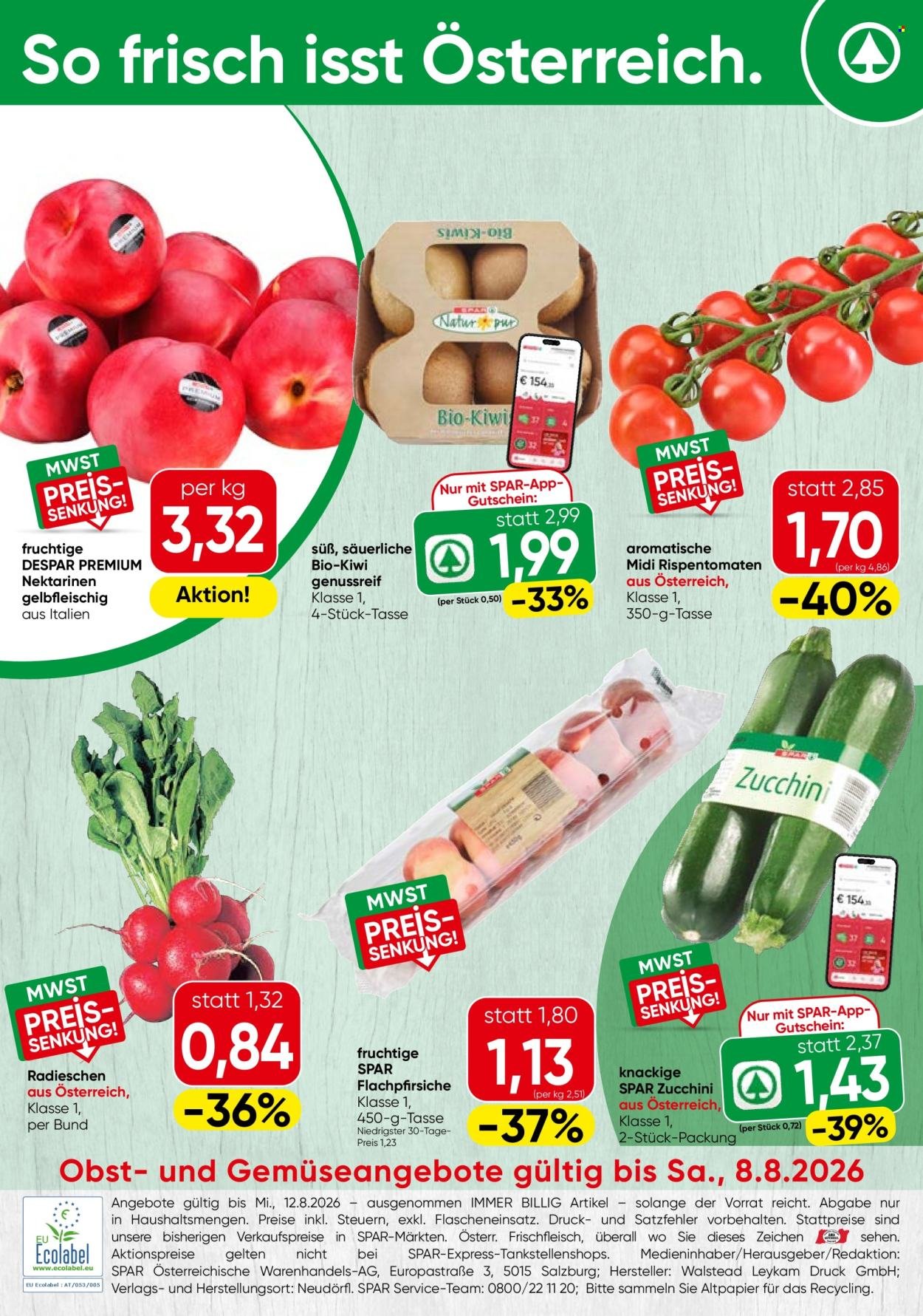 INTERSPAR Flugblatt - Ab Donnerstag, 6.8.2026