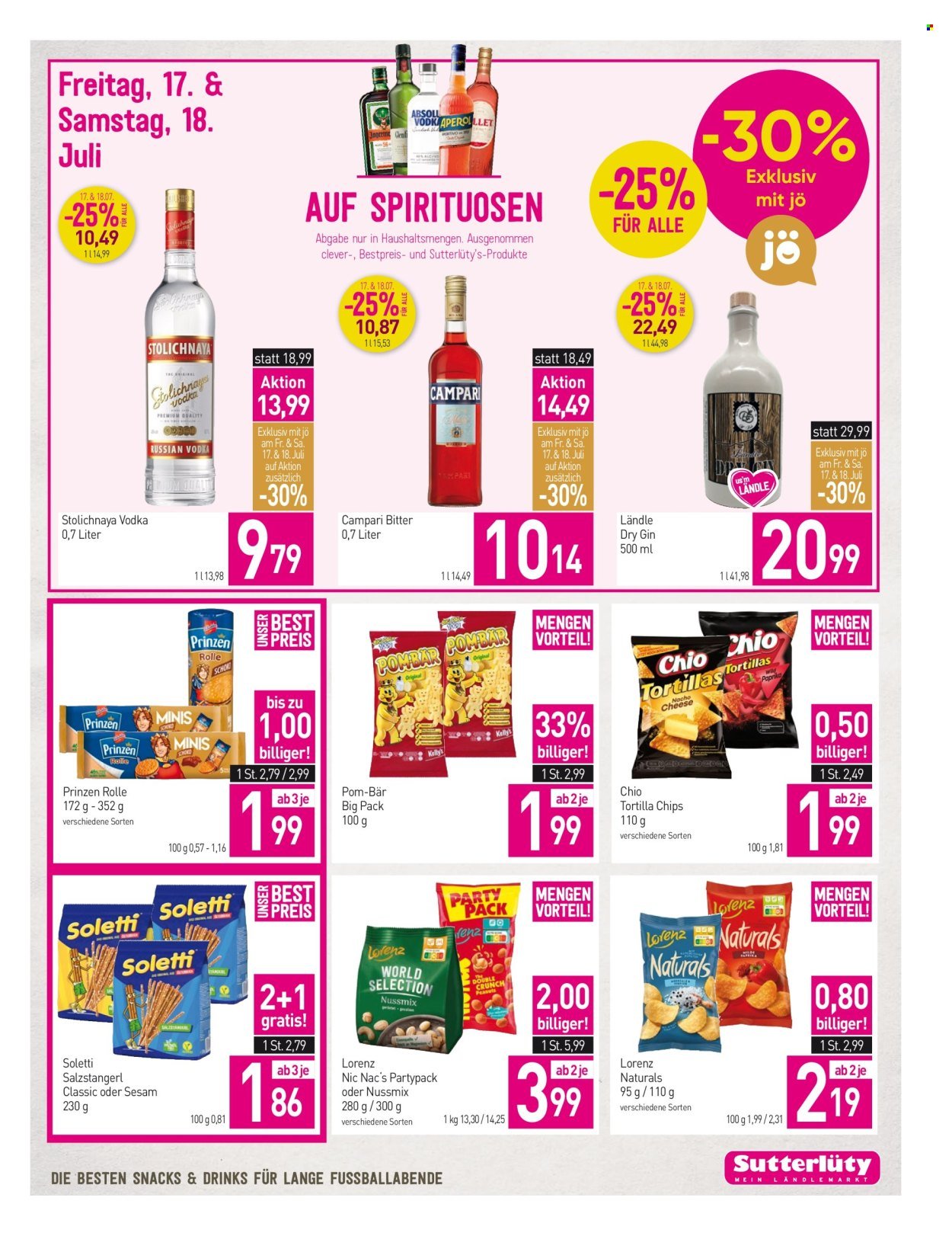 SUTTERLÜTY Flugblatt - Ab Donnerstag, 16.7.2026