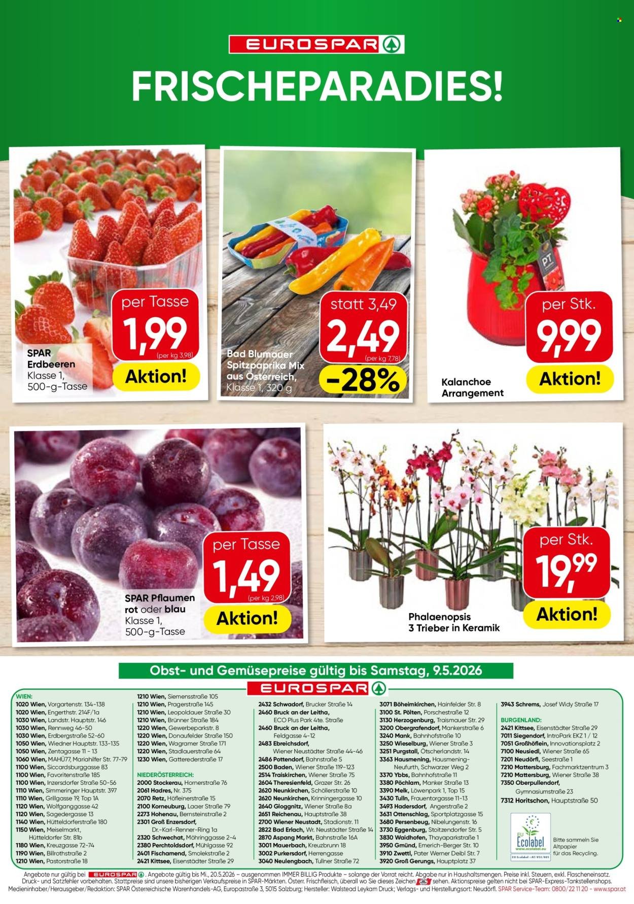 EUROSPAR Flugblatt - Ab Donnerstag, 7.5.2026