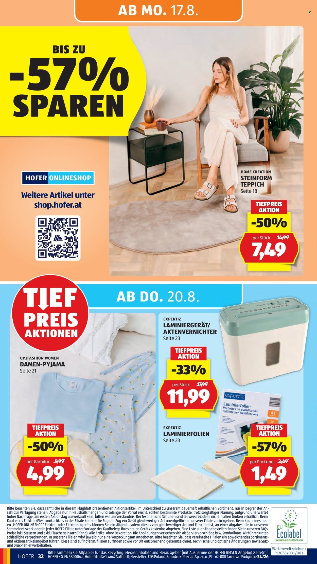 HOFER Flugblatt - Ab Mittwoch, 12.8.2026